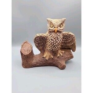 Handpainted 1980 Nowell’s Molds Handpainted Mouse & Owl Ceramic